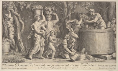 Scène de vendange - Giovanni Girolamo Frezza