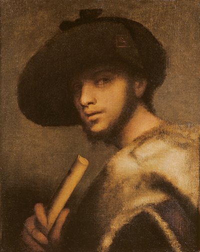 Un joueur de cornemuse - Giovanni Girolamo Savoldo