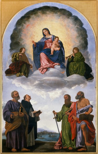 Madonna en gloire avec l