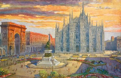 Milan : Piazza del Duomo - Giovanni Guerzoni
