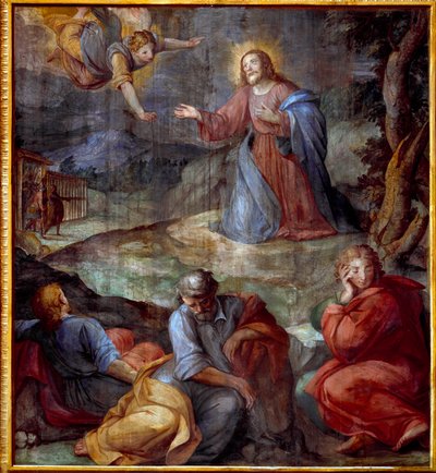 La prière dans le jardin des oliviers - Giovanni Il Cosci Balducci