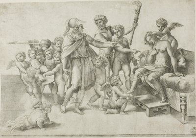Alexandre et Roxane - Giovanni Jacopo Caraglio
