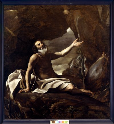 Élie nourri par le corbeau - Giovanni Lanfranco