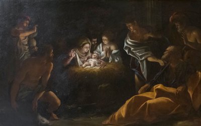 Scène de la Nativité - Giovanni Lanfranco