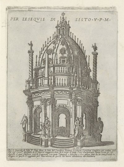 Monument funéraire du pape Sixte V - Giovanni Maggi