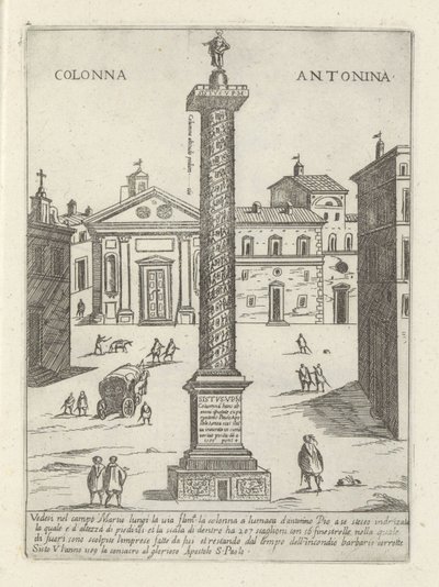 Colonne de Marc Aurèle à Rome - Giovanni Maggi