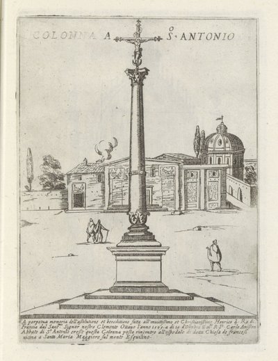 Colonne de San Antonio (Monuments modernes et antiques à Rome) - Giovanni Maggi