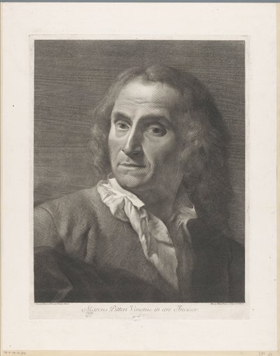 Portrait du graveur Giovanni Marco Pitteri - Giovanni Marco Pitteri