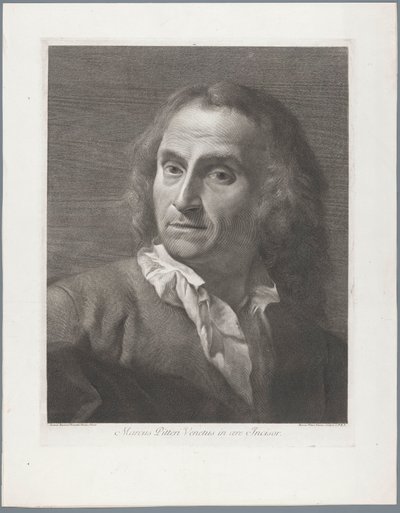 Portrait du graveur Giovanni Marco Pitteri - Giovanni Marco Pitteri