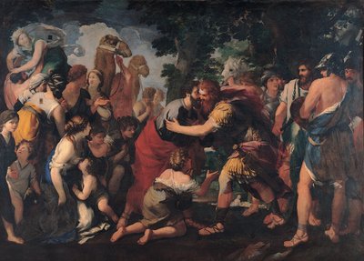 Rencontre entre Ésaü et Jacob, 1636-1641 - Giovanni Maria Bottala