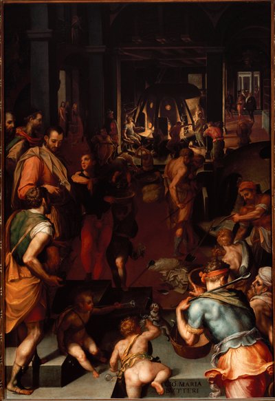 Ateliers de fabrication de verre - Giovanni Maria Butteri