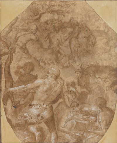 La Découverte du verre, vers 1570-72 - Giovanni Maria Butteri