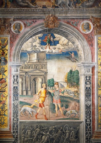 Fresque de Giovanni Maria Falconetto (1468-1535), Salle du Zodiaque, Palazzo D