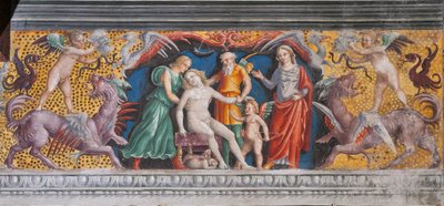 Le signe astrologique de la Vierge, Chambre du Zodiaque (détail) - Giovanni Maria Falconetto