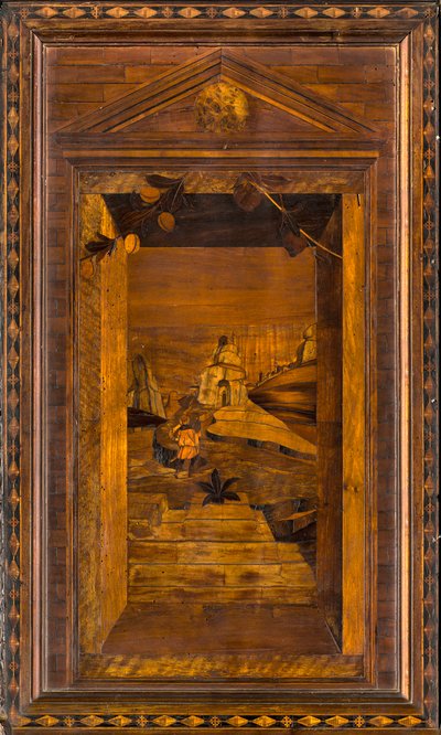 Chœur canonique lignaean, incrusté par Giovanni Maria Platina 1484, Stallo supérieur - Giovanni Maria Platina
