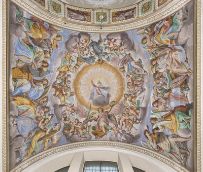 Dieu en Gloire et anges musiciens, 1616 - Giovanni Mauro della Rovere