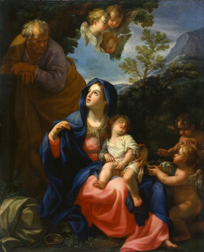Le Repos pendant la fuite en Égypte, vers 1720-30 - Giovanni Odazzi