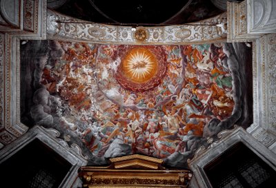 Anges en gloire Coupole décorée de fresques par Giovan Paolo Lomazzo (1538-1600) - Giovanni Paolo Lomazzo
