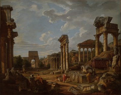 Un caprice du Forum romain - Giovanni Paolo Panini