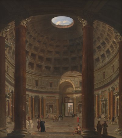 Intérieur du Panthéon, Rome - Giovanni Paolo Pannini