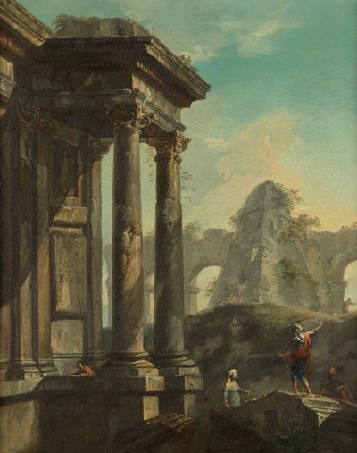 Paysage de ruines romaines - Giovanni Paolo Pannini