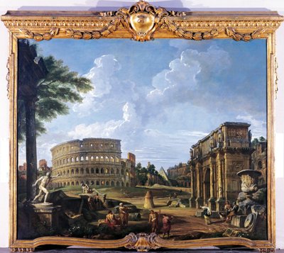 Colisée et Arc de Constantin par Giovanni Paolo Pannini - Giovanni Paolo Pannini