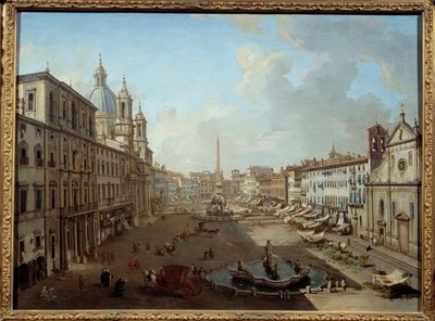 Piazza Navona à Rome - Giovanni Paolo Pannini