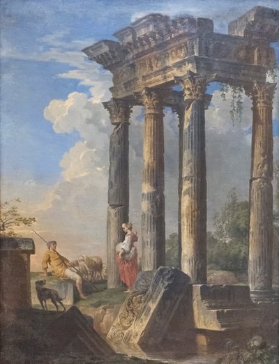 Ruines avec bergers - Giovanni Paolo Pannini