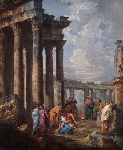 Saint Paul à Malte saisissant la vipère - Giovanni Paolo Pannini