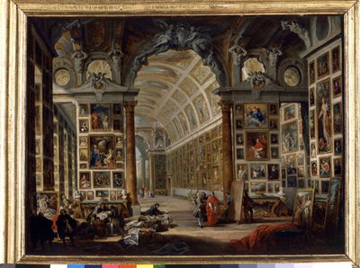 La galerie du cardinal Silvio Valenti Gonzague - Giovanni Paolo Pannini