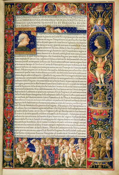 Frontispice de la copie de luxe de 