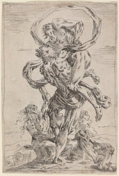 Hercule et Antée - Giovanni Pietro Possenti
