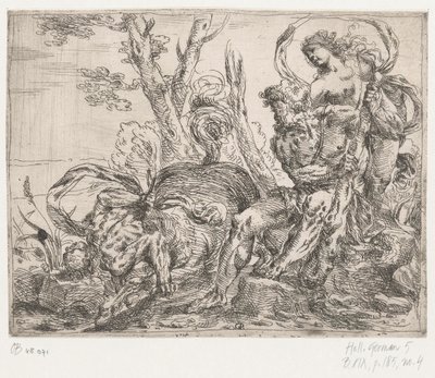 Hercule tue le centaure Nessus - Giovanni Pietro Possenti