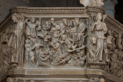Le Massacre des Innocents, sur la chaire de l