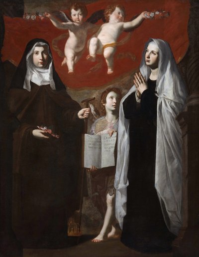Sainte Élisabeth de Hongrie et Sainte Françoise de Rome, 1634 - Giovanni Ricca