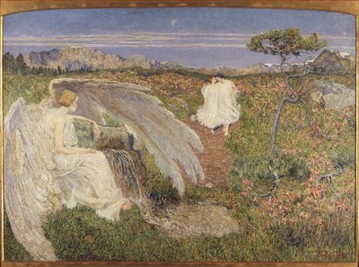 Italie, Amour à la Fontaine de Vie - Giovanni Segantini