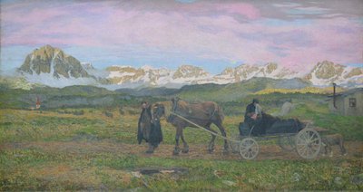 Retour à la maison - Giovanni Segantini
