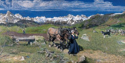 Printemps dans les Alpes, 1897 - Giovanni Segantini