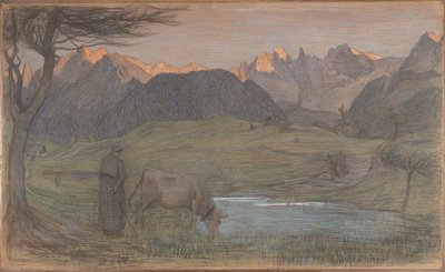 Étude pour "La Vita" - Giovanni Segantini