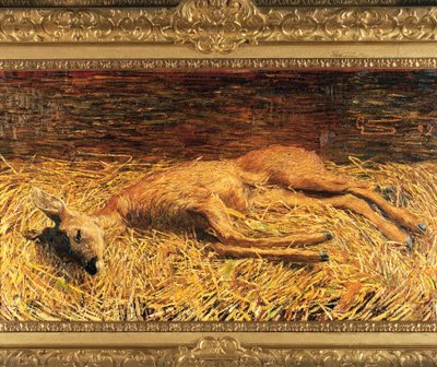 Suisse, Saint Moritz, Chevreuil mort - Giovanni Segantini