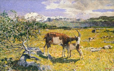 Les Alpes en mai - Giovanni Segantini