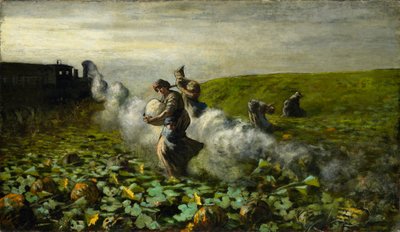 La Récolte des citrouilles, 1897 - Giovanni Segantini