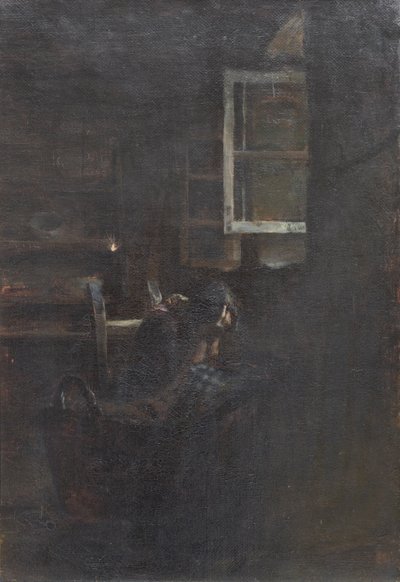 Le berceau vide - Giovanni Segantini