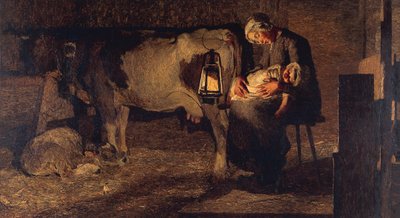 Deux mères - Giovanni Segantini