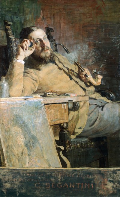 Vittorio Grubicy de Dragon, par Giovanni Segantini - Giovanni Segantini