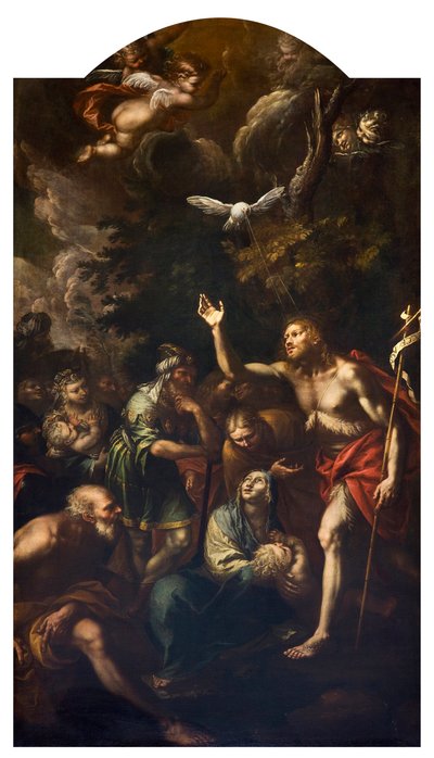 La Prédication de Saint Jean-Baptiste par Giovanni Stefano Doneda dit Il Montalto (1611-1689) 1666 Collection Privée - Giovanni Stefano (1608 89) Danedi