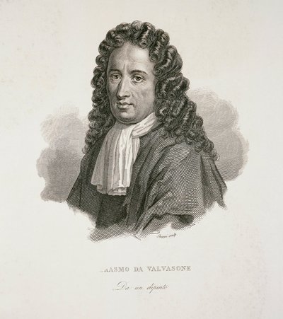 Écrivain et poète italien Erasmo di Valvasone par G. Stuppi, gravure - Giovanni Stuppi