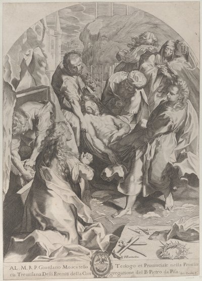 La Mise au tombeau, vers 1622 - Giovanni Temini