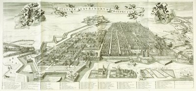 Vue de Turin, 1672 - Giovanni Tommaso Borgonio