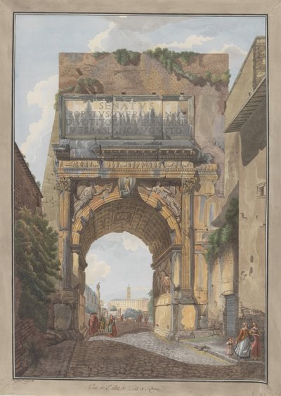 Arc de Titus - Giovanni Volpato, Louis Ducros